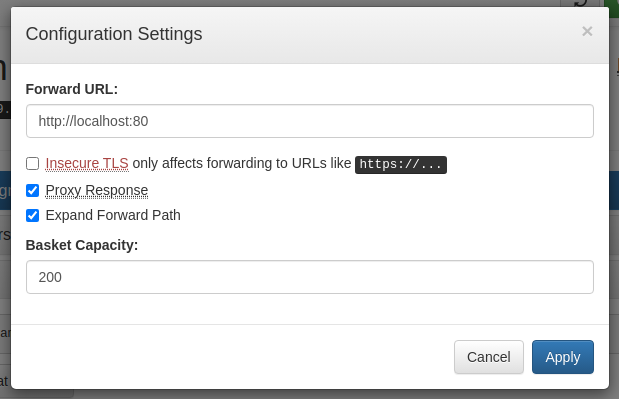 Proxy Settings